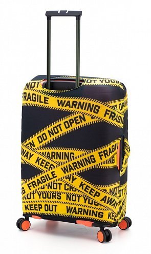 Чехол для чемодана среднего размера Eberhart Warning Tape EBH690-M купить цена 2040.00 ₽