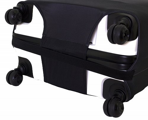 Чехол для чемодана маленького размера Eberhart Scribble Don’t Touch EBH557-S купить цена 1800.00 ₽