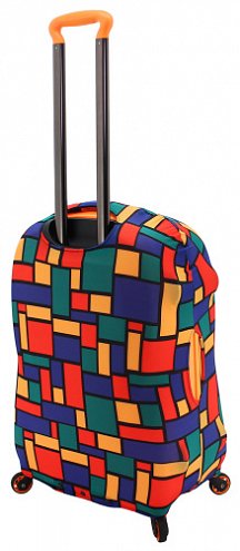 Чехол для чемодана среднего размера Eberhart  Rectangles EBH347-M купить цена 