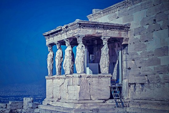 Акрополь в Афинах и другие достопримечательности - детальная элемента