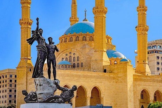 Город Бейрут — столица Ливана - детальная элемента