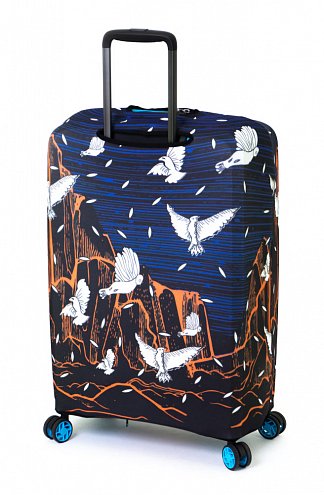 Чехол для чемодана среднего размера Eberhart Night Birds EBHP19-M купить цена 2280.00 ₽