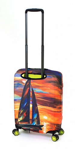 Чехол для чемодана маленького размера Eberhart Sailboat Sunset EBHP01-S купить цена 1980.00 ₽