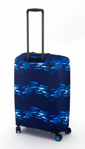 Чехол для чемодана среднего размера Eberhart Fish EBHP17-M купить цена 2280.00 ₽