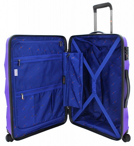 Чемодан Eberhart Mystique S полипропилен фиолетовый 35M-016-420 купить цена 11760.00 ₽