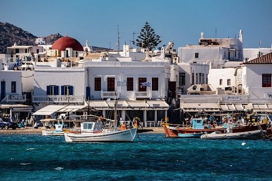 Самые красивые греческие острова: Санторини, Корфу, Миконос, Крит - детальная элемента