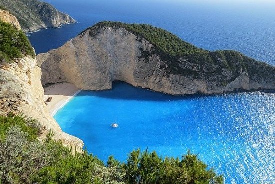 Пляжный отдых на море — остров Корфу (Греция) - детальная элемента