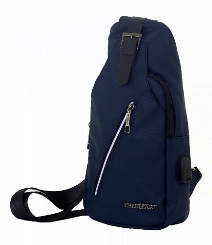 Сумка дорожная через плечо Eberhart Insight USB рюкзак однолямочный синий E13-01004 купить цена 3540.00 ₽