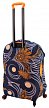 Чехол для чемодана среднего размера Eberhart Swirl Flower Blue and Orange EBH432-3-M купить цена 2040.00 ₽ thumb