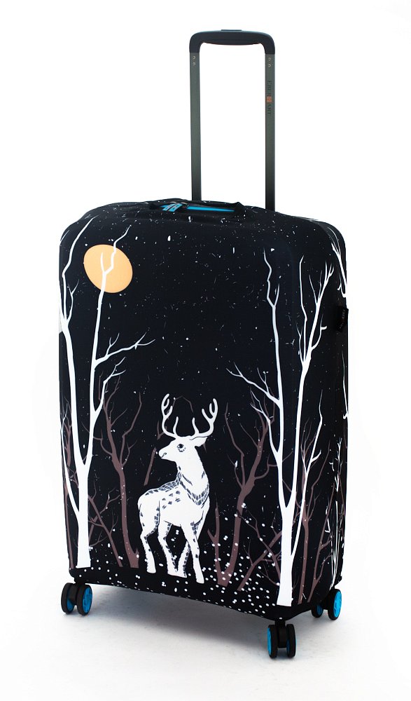 Чехол для чемодана среднего размера Eberhart Night Deer EBHP11-M купить цена 2280.00 ₽