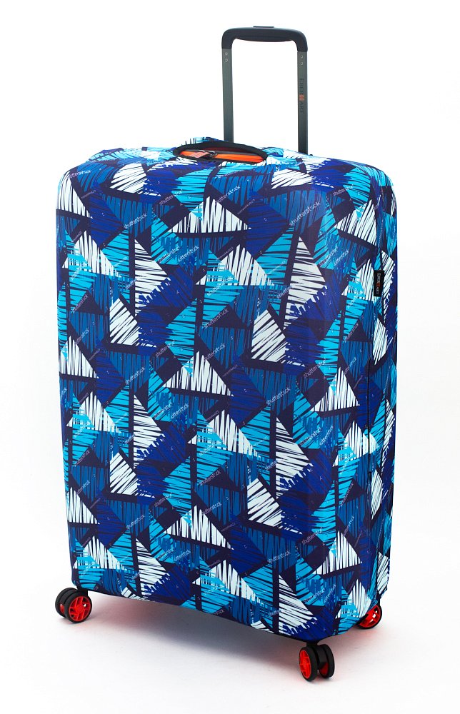 Чехол для чемодана большого размера Eberhart Squiggle Triangles EBHP16-L купить цена 2520.00 ₽