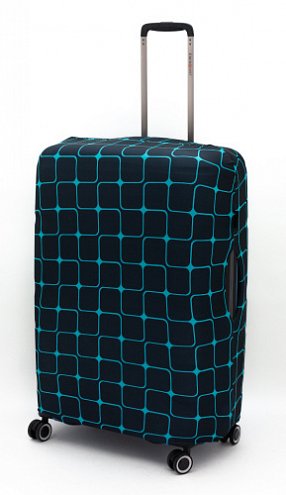 Чехол для чемодана большого размера Eberhart Blue Teal Tiles EBH582-L купить цена 2220.00 ₽