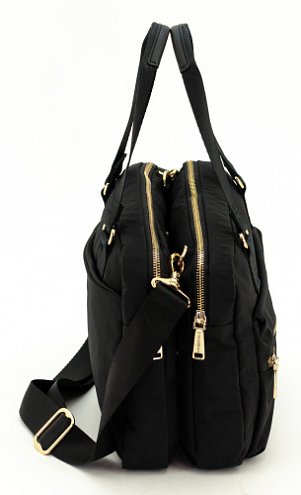 Сумка дорожная женская на плечо Eberhart Shoulder Bag нейлон черная EBH33914 купить цена 8970.00 ₽