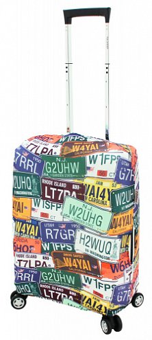 Чехол для чемодана маленького размера Eberhart License Plates EBH400-S купить цена 