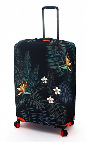 Чехол для чемодана большого размера Eberhart Green Flower EBHP05-L купить цена 2520.00 ₽