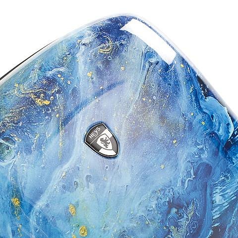 Чемодан Heys Blue Agate маленький S поликарбонат с рисунком 13071-3160-21 купить цена 13800.00 ₽