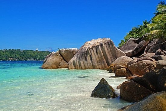 Райский пляжный отдых на Сейшельских островах - детальная элемента