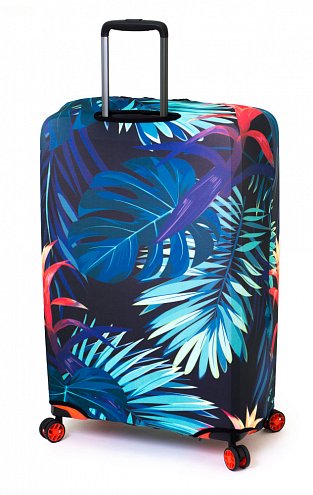 Чехол для чемодана большого размера Eberhart Blue Flower EBHP06-L купить цена 2520.00 ₽