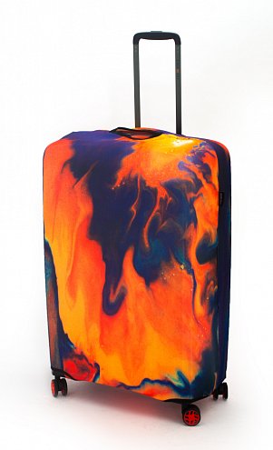 Чехол для чемодана большого размера Eberhart Firepaint EBHP14-L купить цена 2520.00 ₽