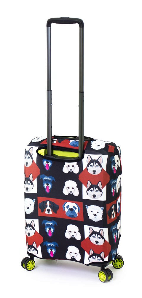Чехол для чемодана маленького размера Eberhart Puppy Faces EBHP09-S купить цена 1980.00 ₽