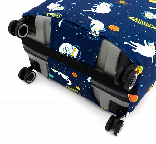 Чехол для чемодана среднего размера Eberhart Cosmos Cat EBH635-M купить цена 2040.00 ₽