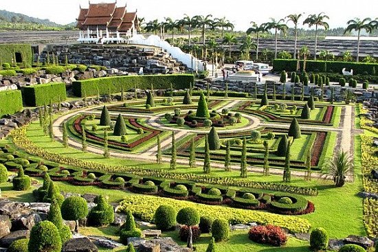 Отдых в Таиланде — ботанический парк Нонг Нуч - детальная элемента