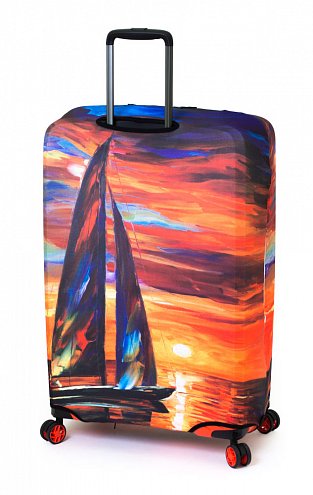 Чехол для чемодана большого размера Eberhart Sailboat Sunset EBHP01-L купить цена 2520.00 ₽